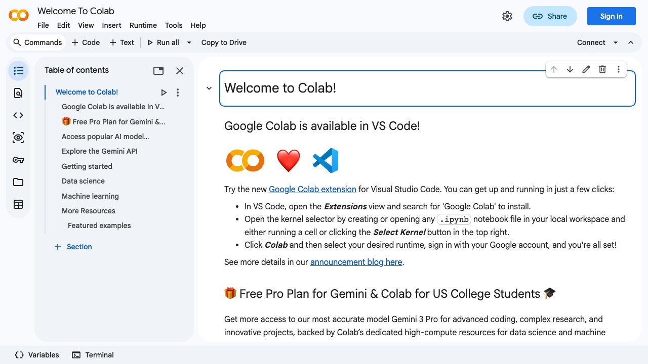 Google Colab — 클라우드 노트북 환경 썸네일